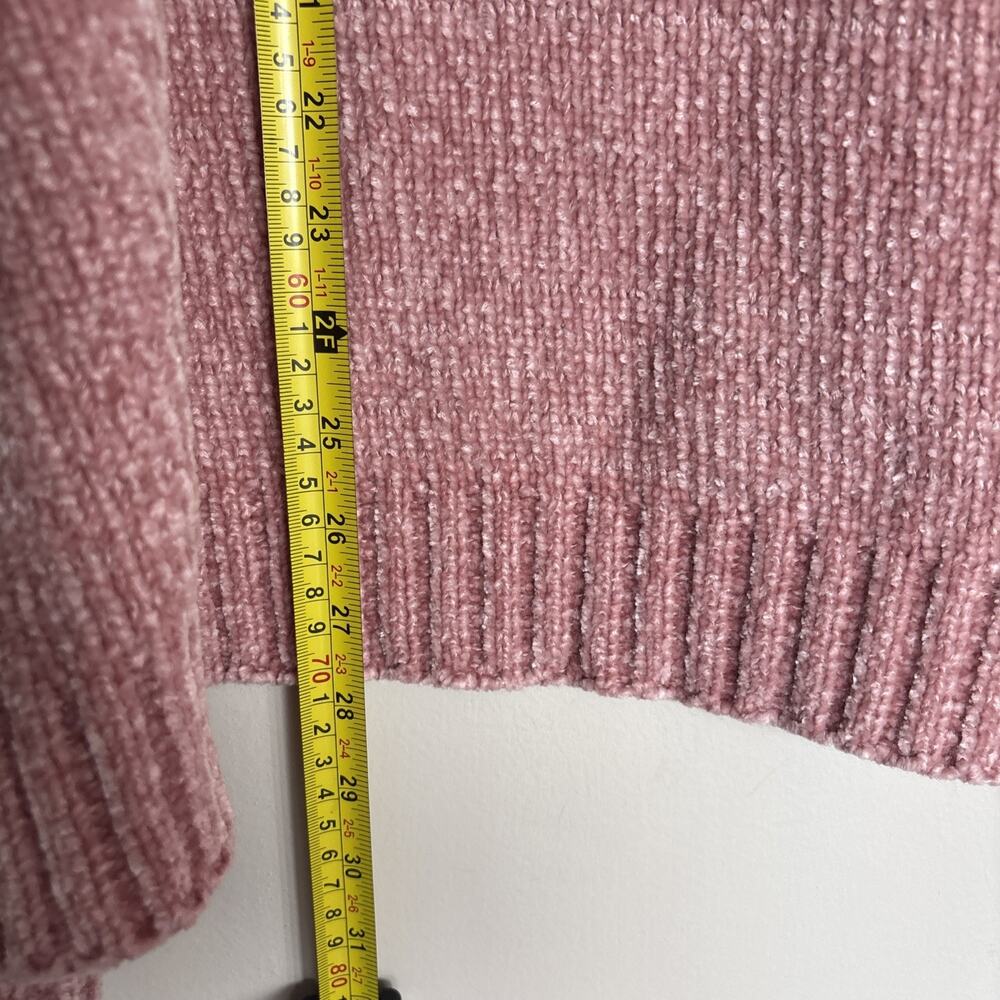 Karen Scott Womens Size 1X Open-Front Knit Cardigan Soft Pink - Picture 5 of 7